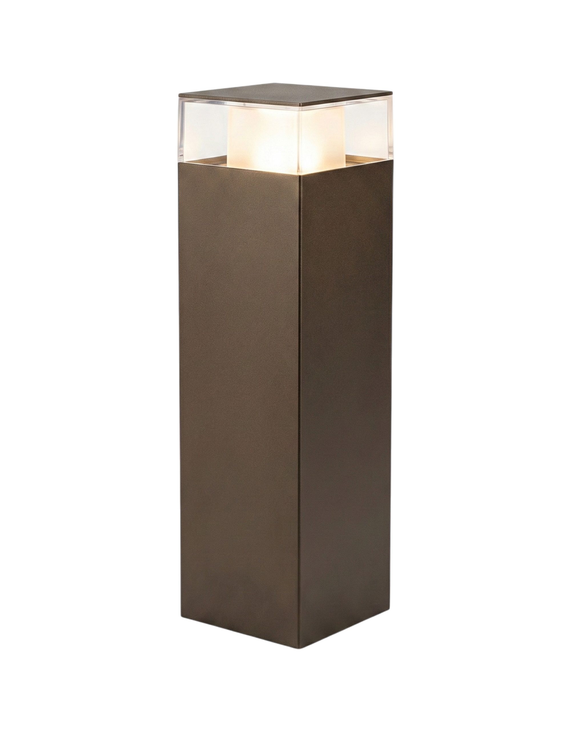 Lampioncino LED da giardino Serie Geometrica 10x10 in alluminio