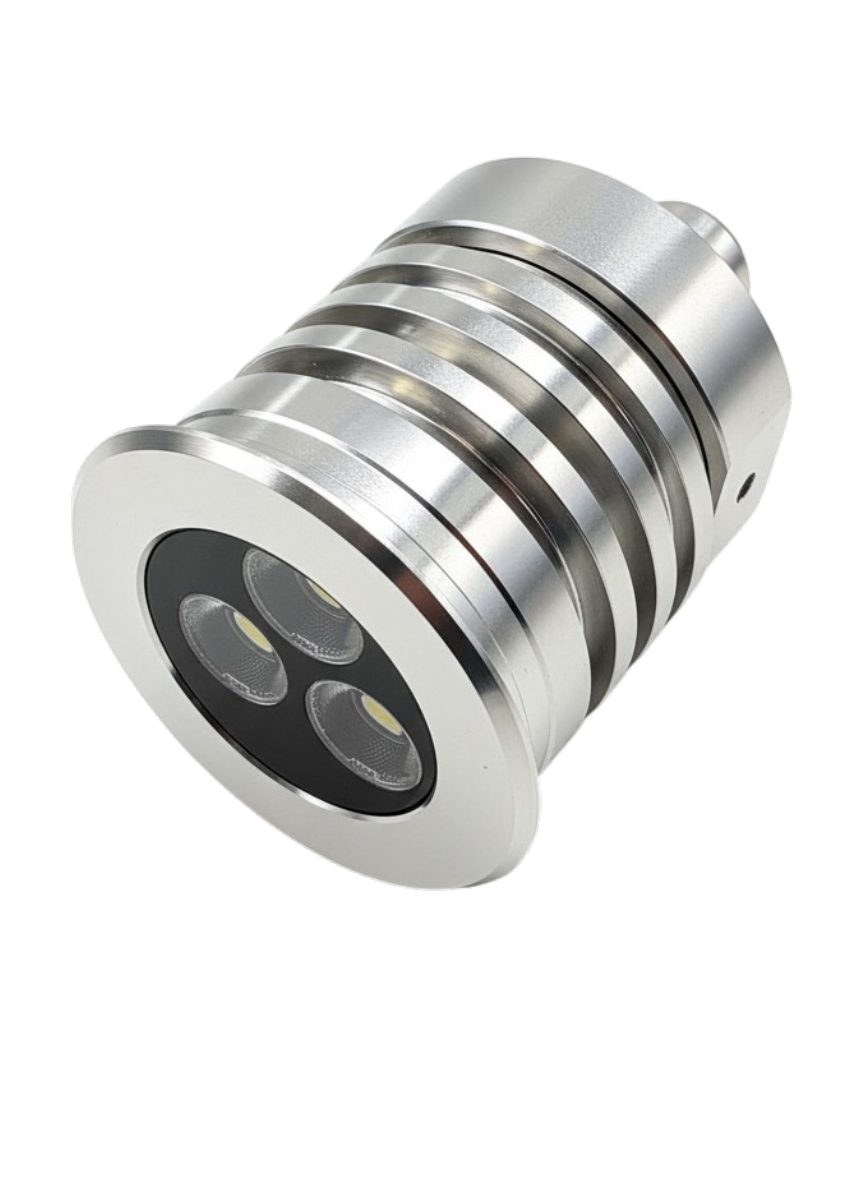 Faro da incasso IP68 Serie Spot Three Mare I in Acciaio Inox
